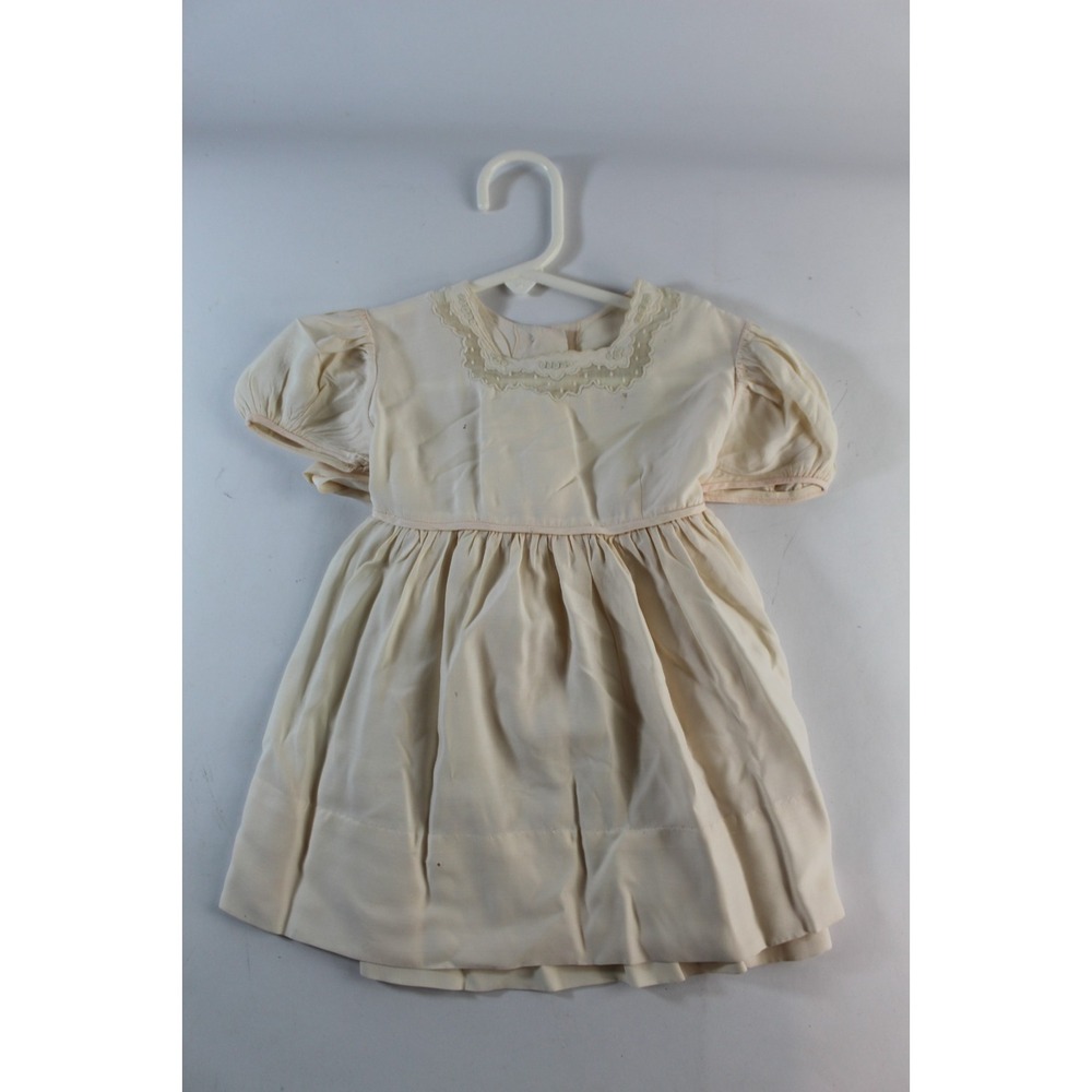 Vintage Little Girls Toddler Farm Dress 3T Barn Find Tie Around back